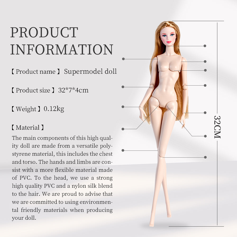 White Skin Tone Jointed KELLY Fashion Doll (Gold Label Edition)