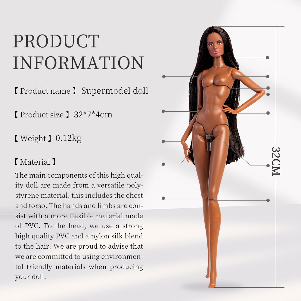 Brown Skin Tone Jointed MIYA Fashion Doll (Gold Label Edition)