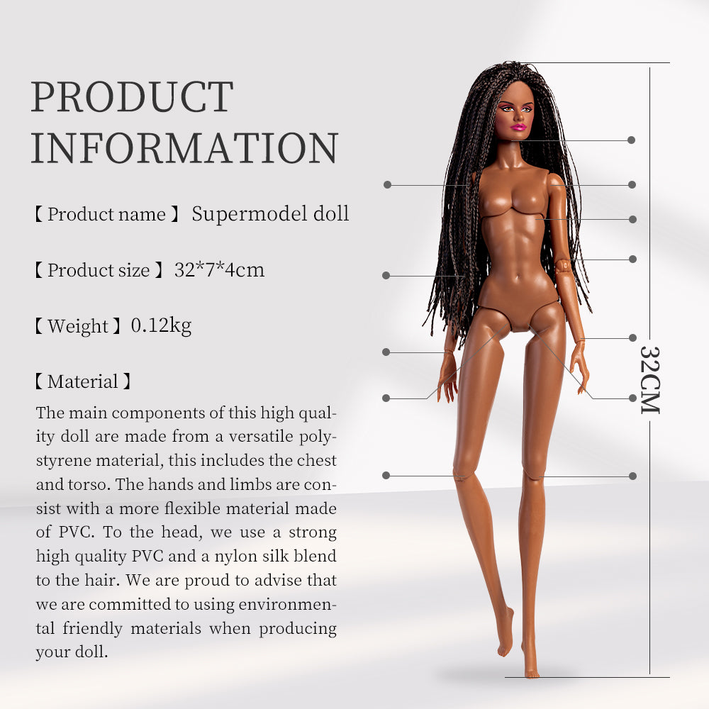 Brown Skin Tone Jointed MIYA Fashion Doll (Gold Label Edition)