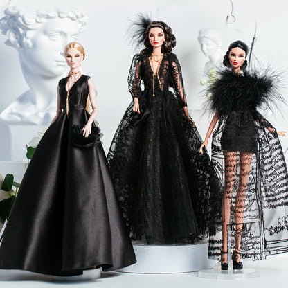 Black Elegant Collection Supermodel Doll Outfit