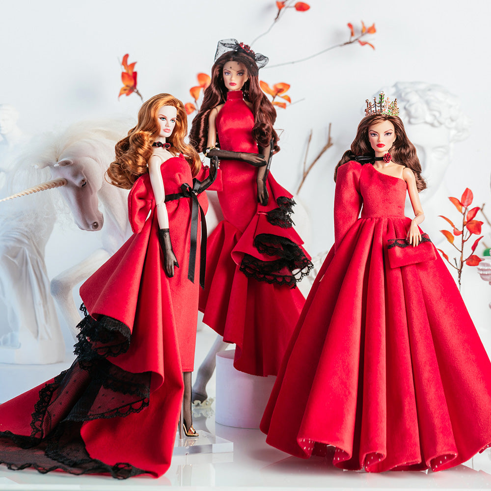 Elegant Flowing Light Collection Supermodel Doll Outfit