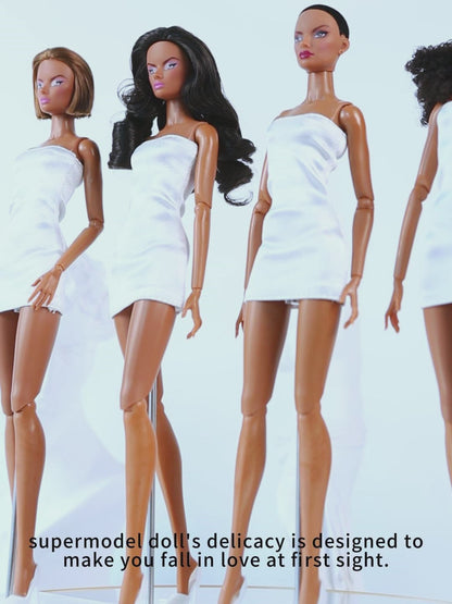 White Skin Tone Jonted KELLY Fashion Doll (Upgraded Version)